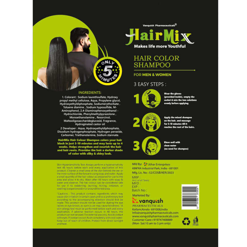 HairMix Hair Color Shampoo - Image 2