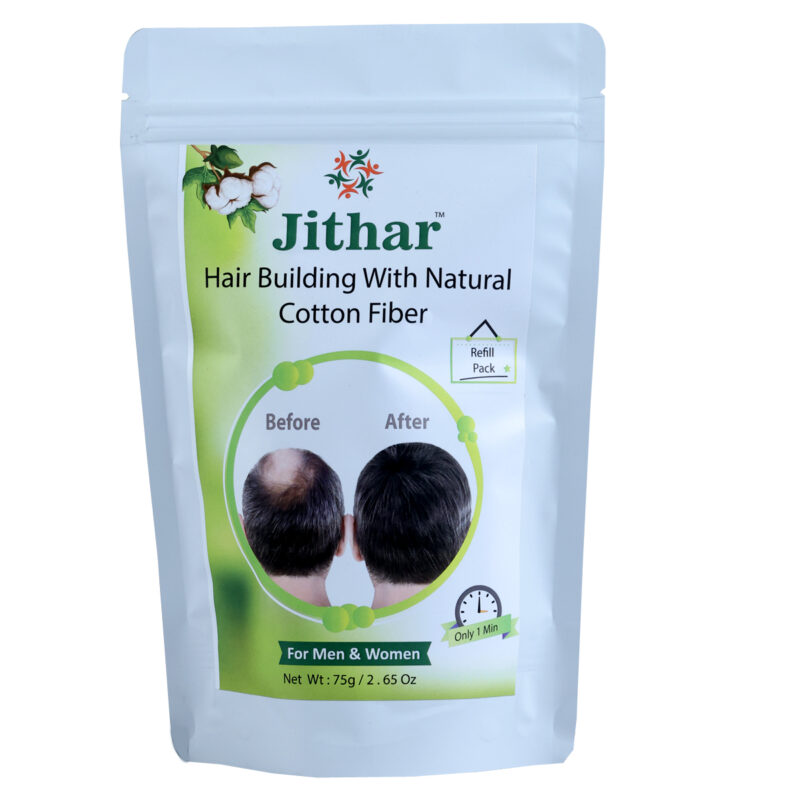 Jithar Women Fiber Dark Brown Refill Pack 75g
