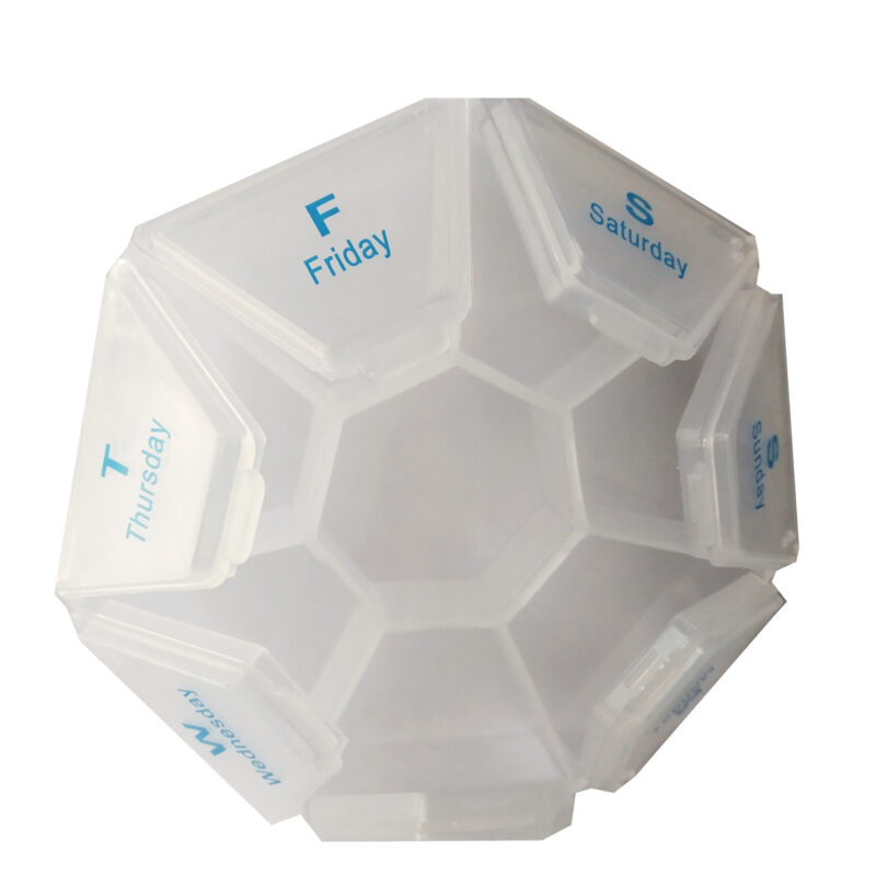 MediBox Round- 7 Days Pill Box - Image 3